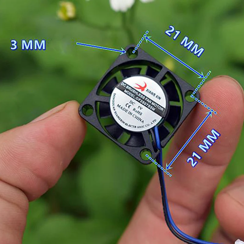Ultra-Miniatur bürstenloser Lüfter elektrischer Gleichstrom 5V 6V 2507 Mini Micro winziger Lüfter