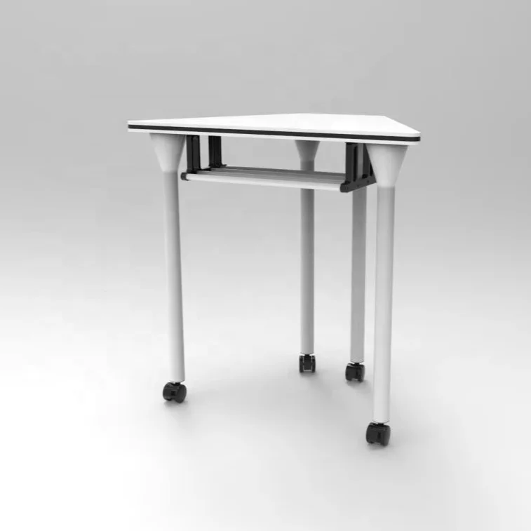 

Modern Solid Wood Student Table Educational School Supplies Foldable Combination for Interactive Teaching Training for Classroom