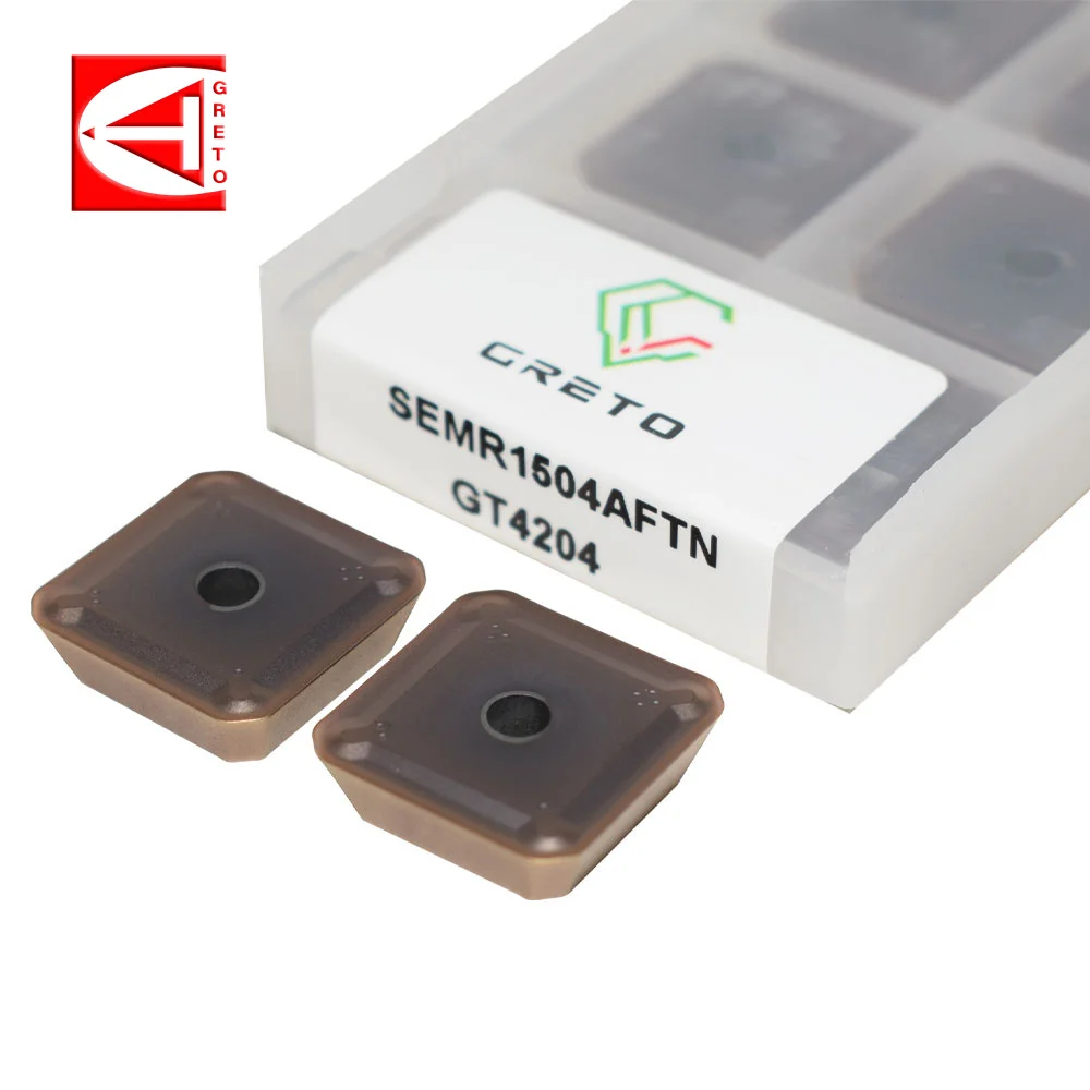 

Металлические инструменты GRETO SEMR1504AFTN GT4201 GT4202 GT4204 из цементированного карбида для фрезы SEMR1504 SEMR 1504 AFTN