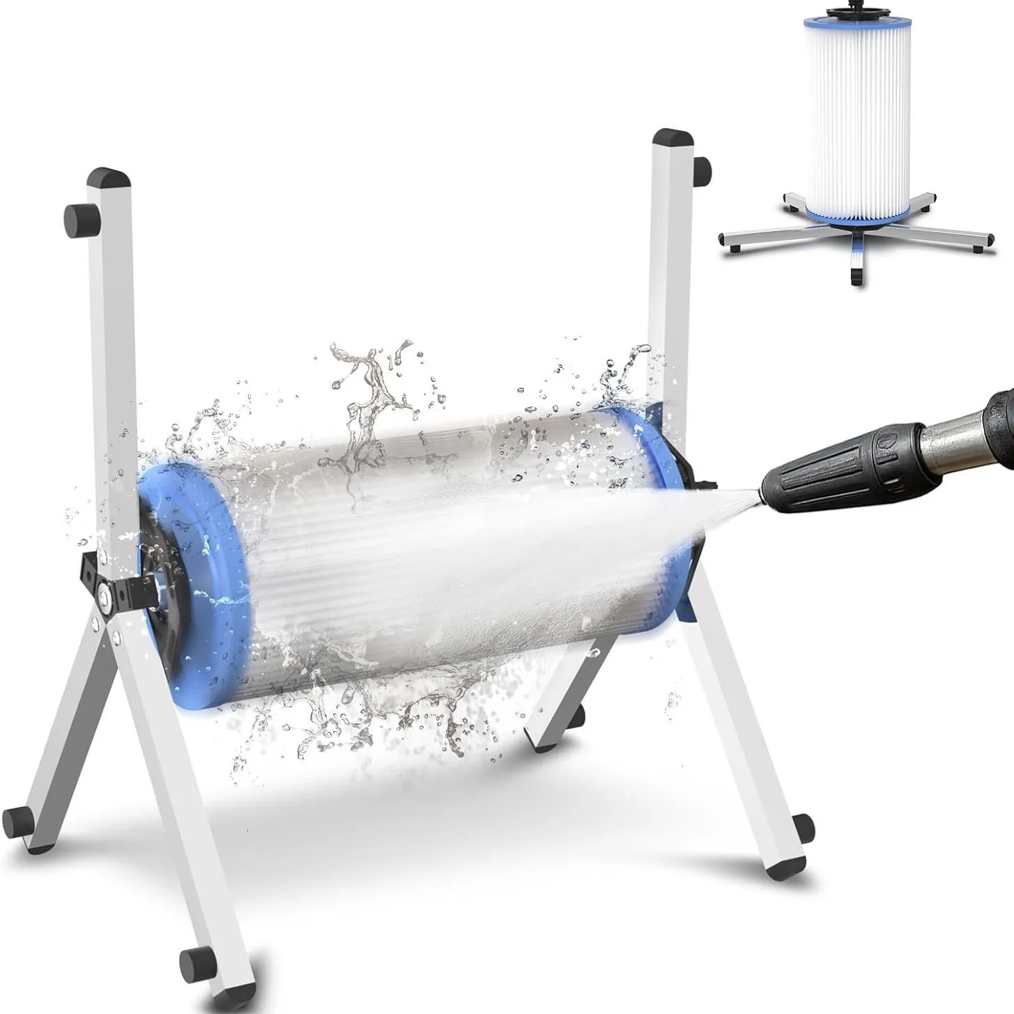 3/4/6 Inch Pool Filter Flushing Kit Universal Cleaning Accessory for Swimming Pool Maintenance