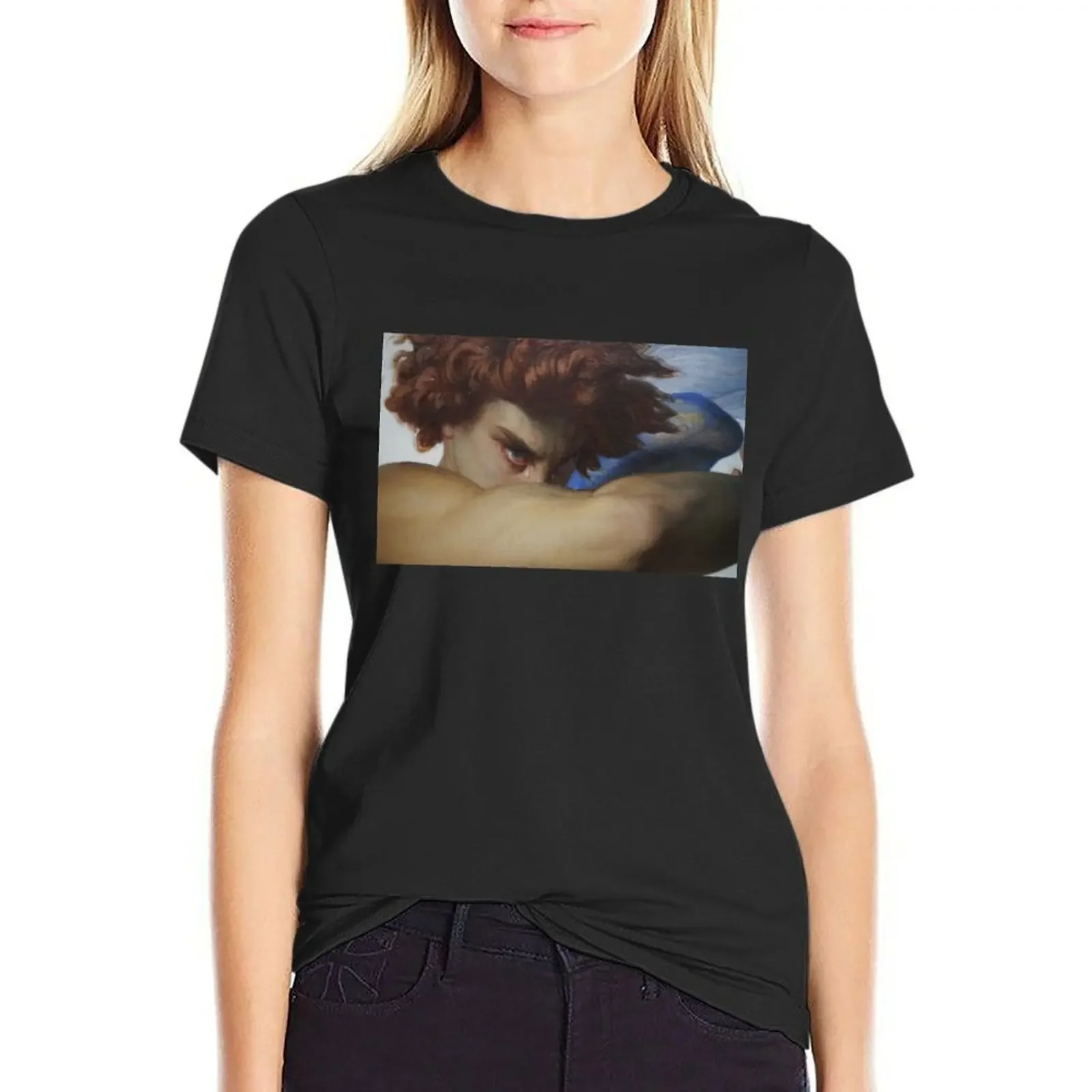 

Angel T-Shirt oversized Blouse summer top cotton t shirts Women