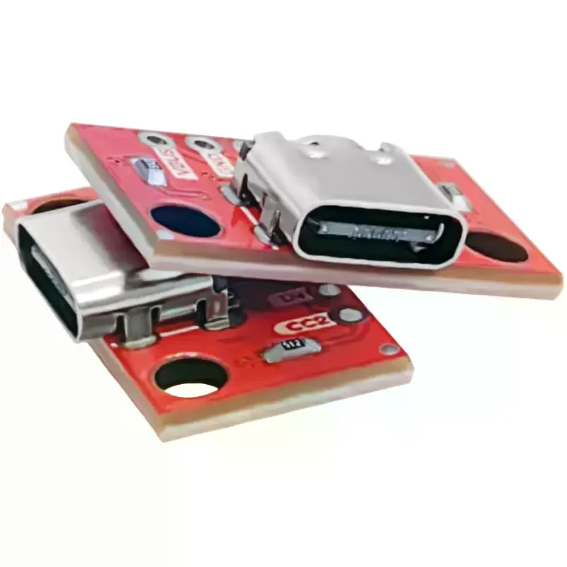 1-комплект-usb31-16p-с-разъемом-254-модуль-платы-адаптера-питания-высокой-мощности-тестовая-плата-type-c-женский-разъем-для-arduino