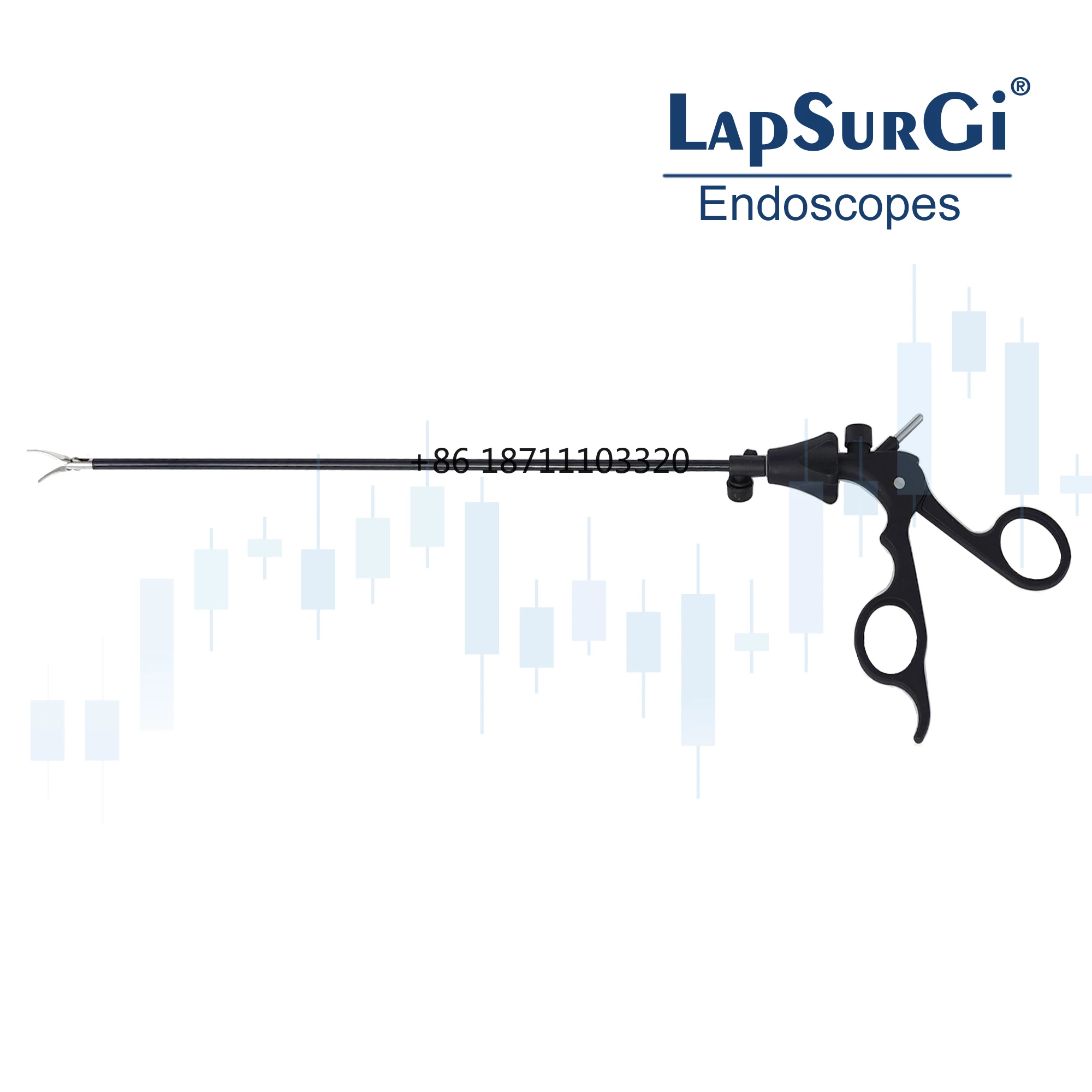 5mm reusable laparoscopic single action Stomach Grasper With Detachable Plastic Handle Grasping Forceps For Endoscopy