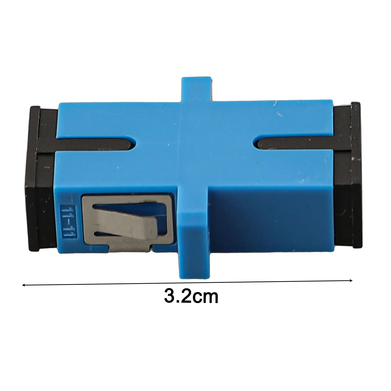Blue Fiber Optic Adapter Telecommunications Standards Noise Suppression Sturdy And Practical For Telecommunications