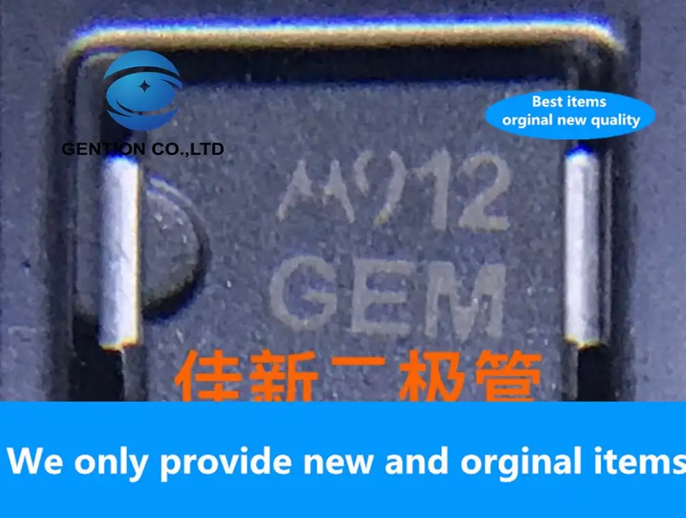30PCS 100% New original 1SMC15AT3 15V unidirectional TVS protection tube DO-214AB silk screen GEM