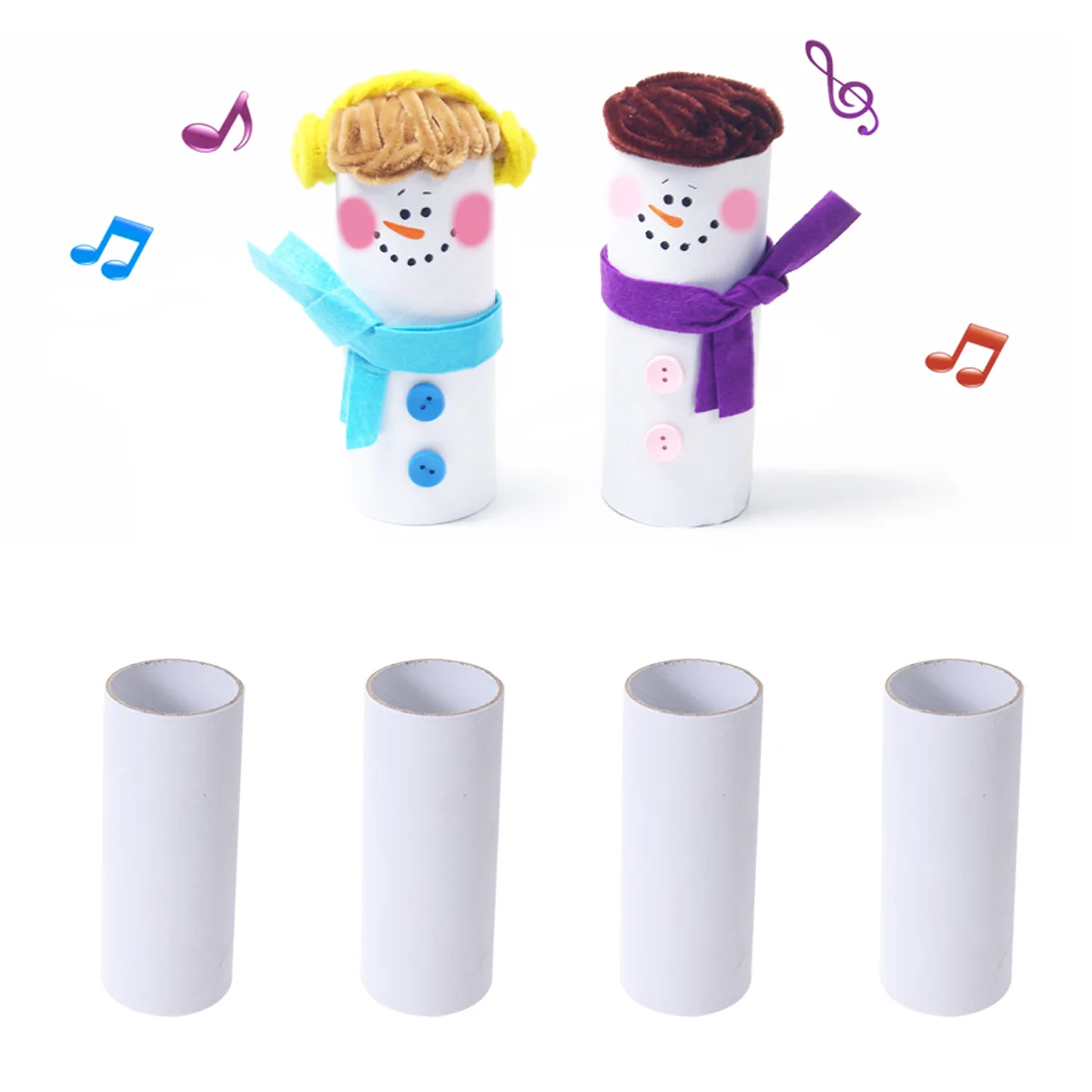 

30 PCS Paperboard Lotion Tube Christmas and Crafts for Kids Cardboard Toys