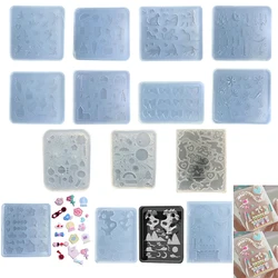 Stampo in resina epossidica accessori per Festival sabbie mobili Shaker Filler accessori per il diavolo di Halloween stampo in Silicone di riempimento in resina per fai da te