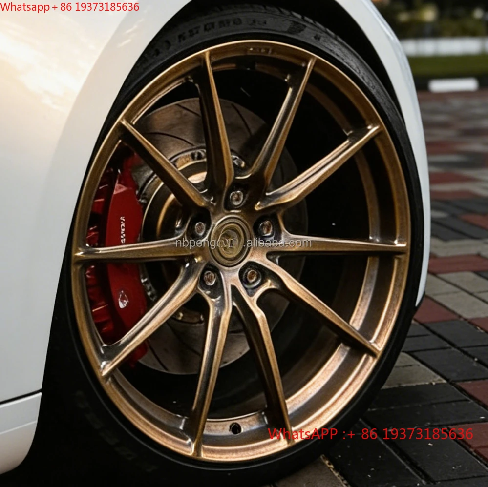 For OEM New Customize 18 19 20 Inch Monoblock Painted Five Spoke Forged Aluminum Alloy Wheel Rim for Tesla Model 3/Y/S/X Series