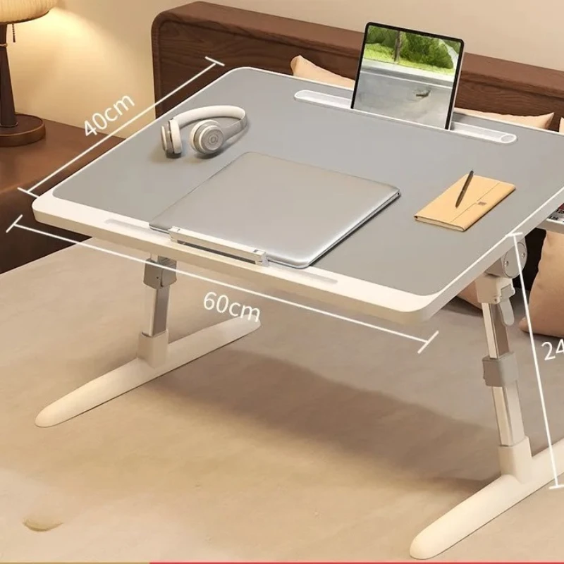 Adjustable Foldable Desk Minimalist Student Writing Table for Dorm Home Bedroom Window Laptop &