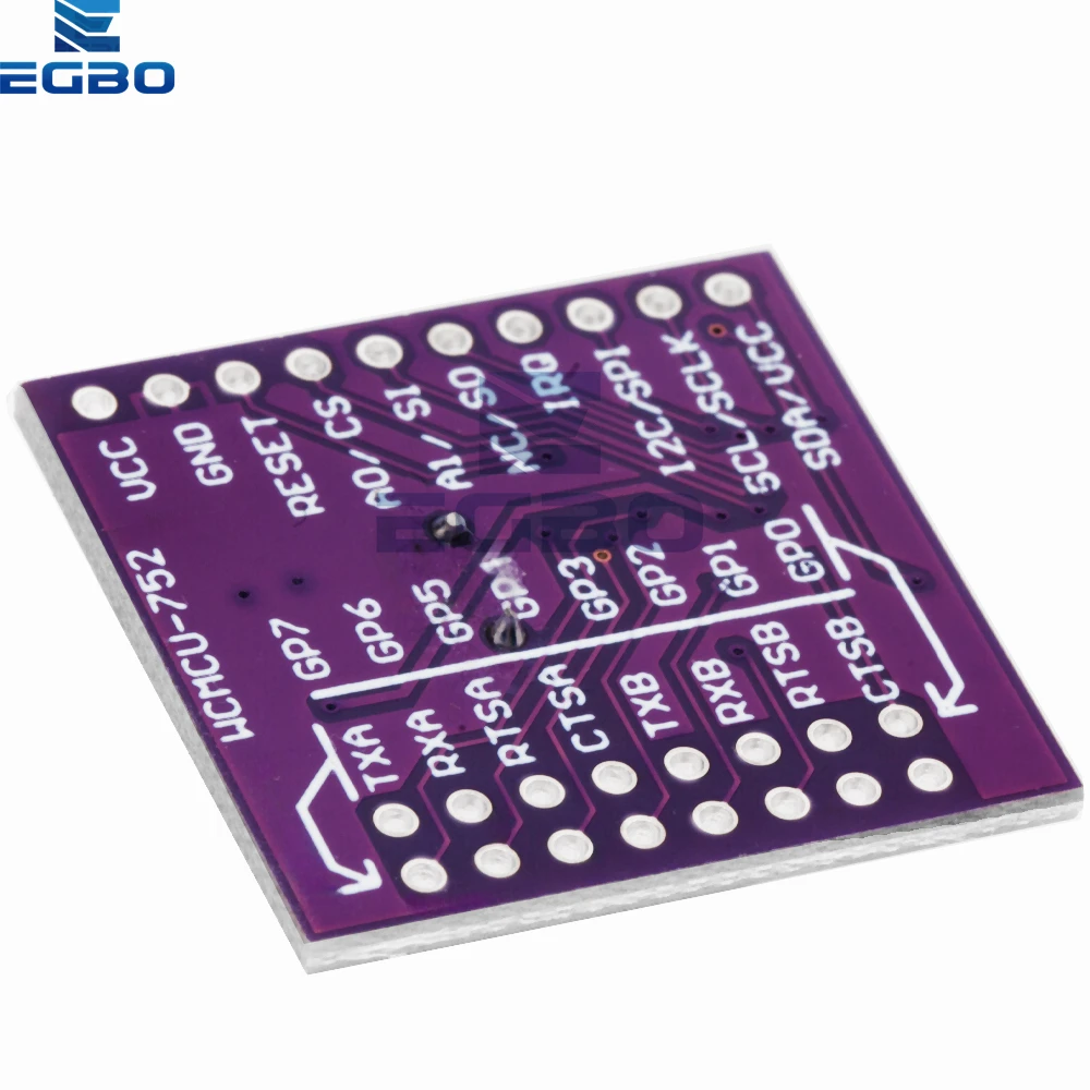 SC16IS752 Dual Channel UART Expansion Module 2.5V/3.3V Wide Voltage I2C/SPI Dual Bus Stable Conversion for Arduino