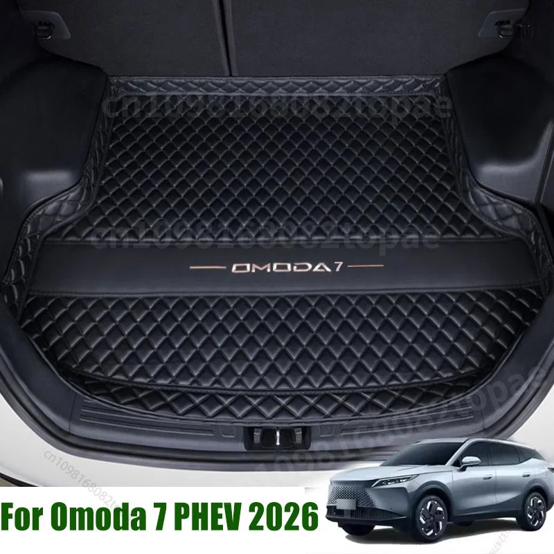 Custom Car Trunk Mats For Omoda 7 shs c7 phev 2026 Auto Accessories Covers Automobiles Protect Waterproof Rear Rugs Products