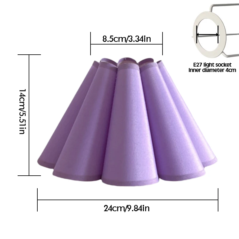 꽃잎 디자인 테이블 서 램프 그늘 소녀 침실 머리맡 램프 커버 홈 다이닝 룸 E27 DIY 장식 패브릭 라이트 그늘