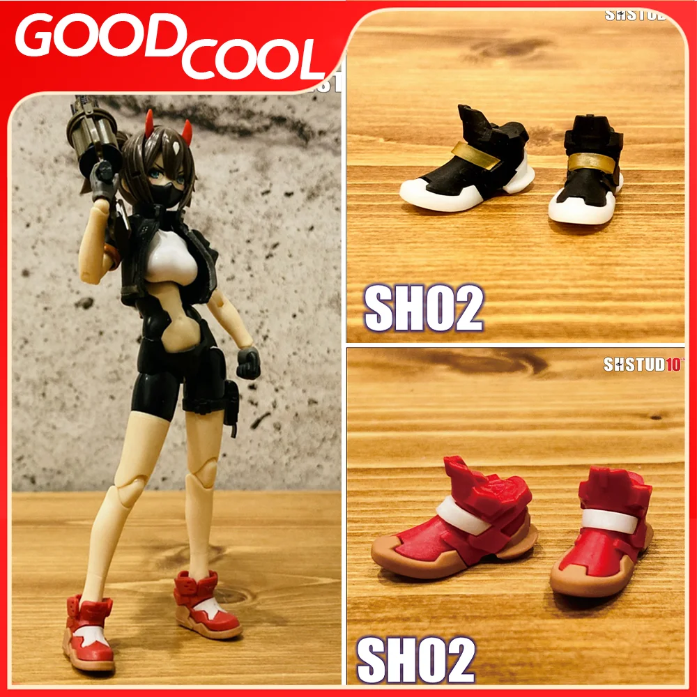 SH STUDIO SH02 SH03 1/12 Scale Female Soldiers' Multi-Purpose Goddess Device High Top Sports Shoes Fit 6 inch Action Figure Body