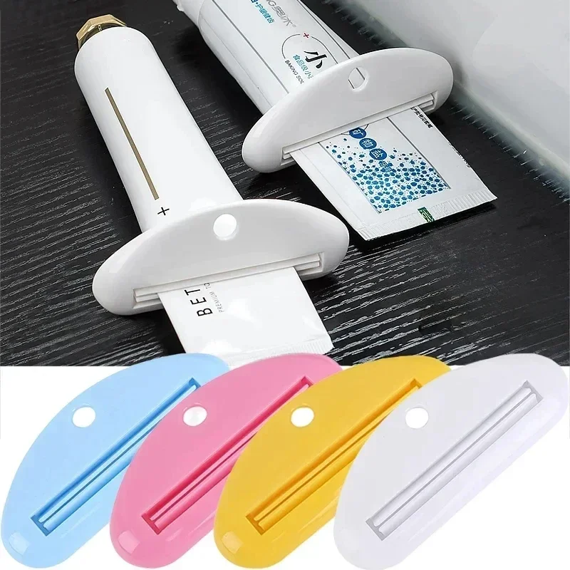 Plastic Toothpaste Clip Toothpaste Holder Squeeze Sample Artifact Multifunction Facial Cleanser Saving Puch Dispenser Squeezer