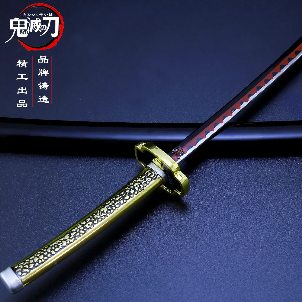 25Cm Demon Slayer Mini Zwaarden Tanjirou Zenitsu Katana Zwaarden Killer Devils Real Steel Japanse Anime Cosplay Prop Speelgoed Geschenken