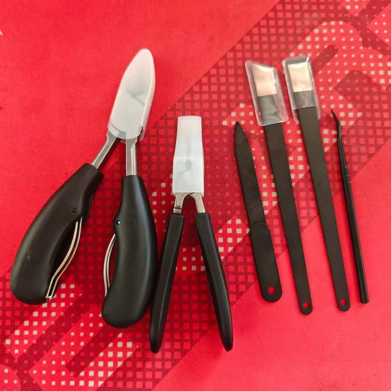 2/5 Pcs Set Professional Ingrown Toenail Clipper Pedicure Kit Stainless Steel Sharp Nail Nipper, Nail File Household Manicure