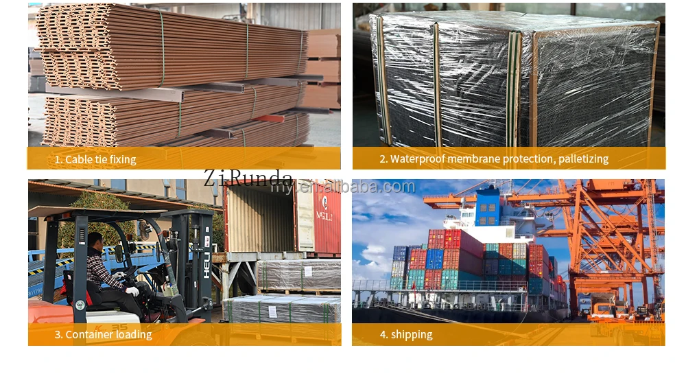 Versione personalizzata del pannello murale composito PVC in legno-plastica coestruso impermeabile per bagno di hotel all'aperto