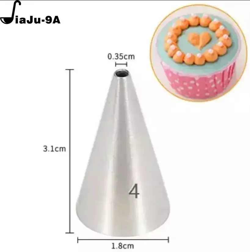 304 Stainless Steel Piping Tip  Cake Decorating Tools Flower Icing Piping Nozzle Cream Cupcake Tips Baking Accessories