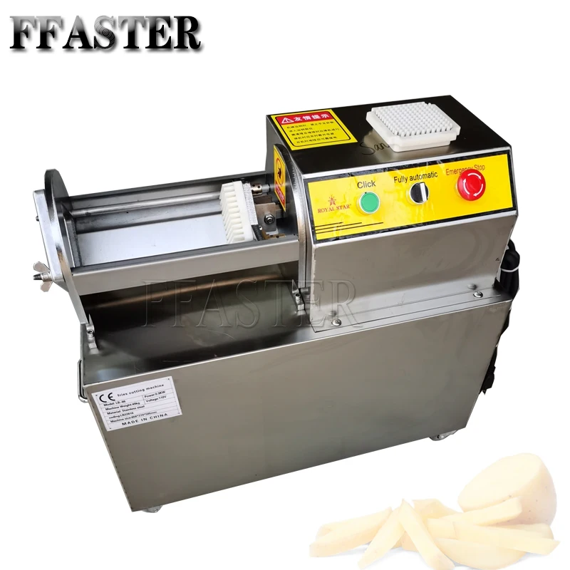 

French Fries Cutting Machine Commercial Electric Potato Chips Slicer Small Vegetable Fruit Shredding Cutter Machine