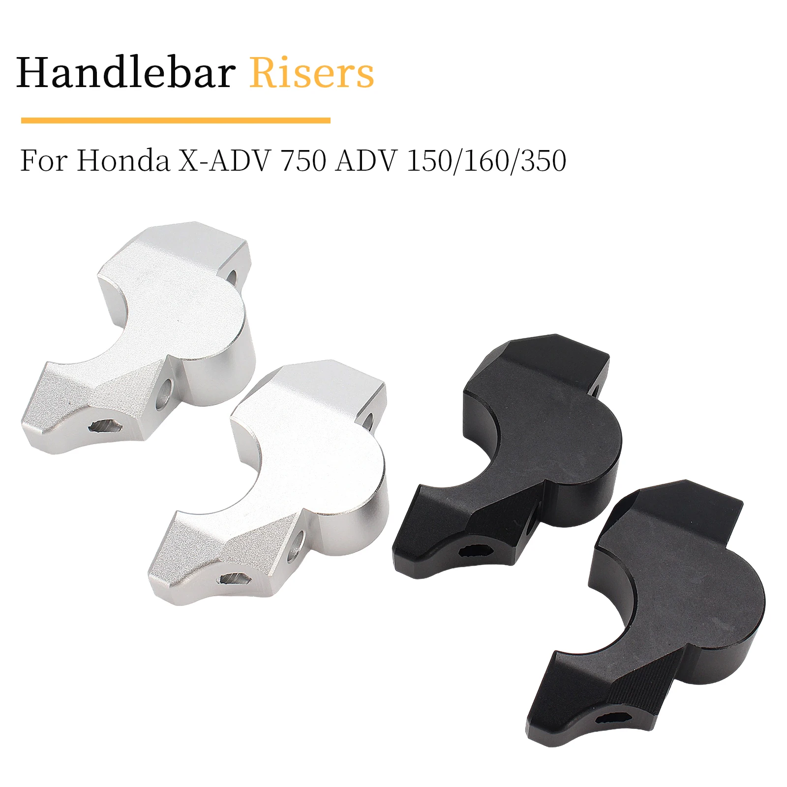 

1 Pair Motorcycle Handlebar Risers For Honda X-ADV XADV 750 ADV 150 160 350 Handle Height Up Backward Adapters Accessories