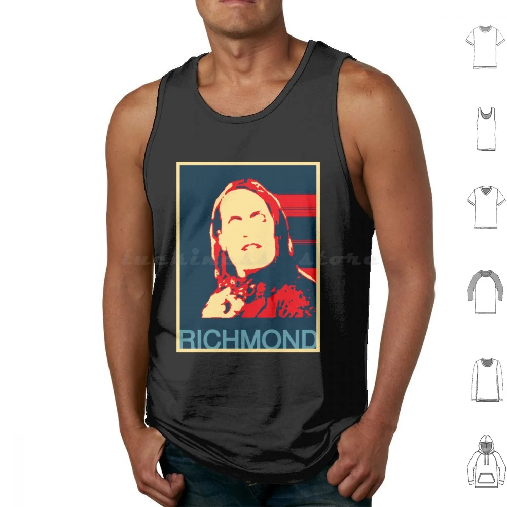 Richmond Tank Tops Print Cotton The It Crowd It Crowd The It Crowd No Moss Moss It Crowd Have You Tried Turning It Off