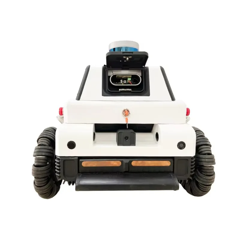 แชสซีส่งอาหารอัตโนมัติสำหรับใช้งานกลางแจ้งเชิงพาณิชย์ รุ่น MP01 ของ Foxtechrobot ราคาสุดคุ้ม เหมาะสำหรับโรงแรม