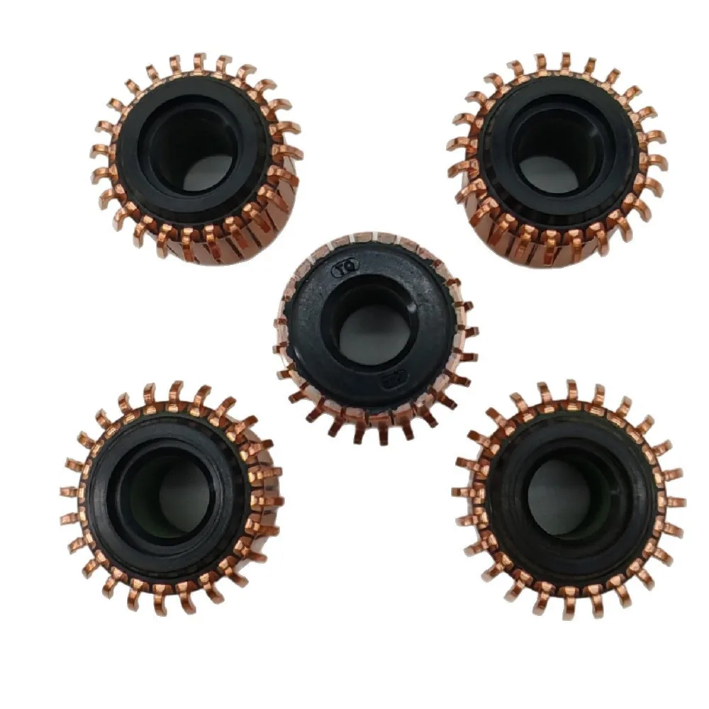 5 Pieces 28.5*12*18.5*24P Dhy-4898-24 Suitable for Ruiqi 4100Nh 4100Nh2 4100Nh3 4100Kb Cutting Machine Motor Commutator, Same Size, All Universal