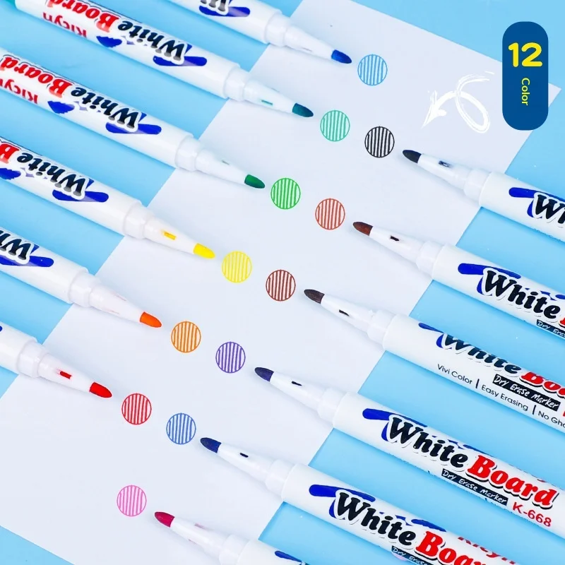 Magiczne pływające długopisy do rysowania wielokrotnego użytku z technologią pływającego tuszu Rysuj na wodzie, łatwo czyścą się zabawna zabawka dla dzieci