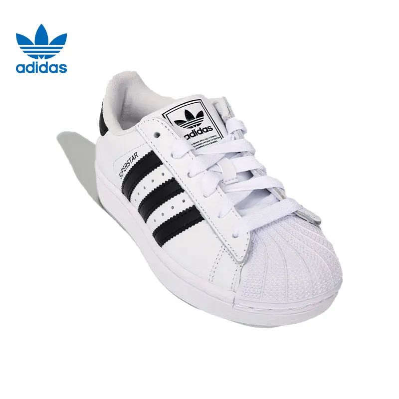 أحذية أديداس ثلاثية أوراق البرسيم للأطفال SUPERSTAR II J أحذية رياضية وترفيهية JQ4098 #3