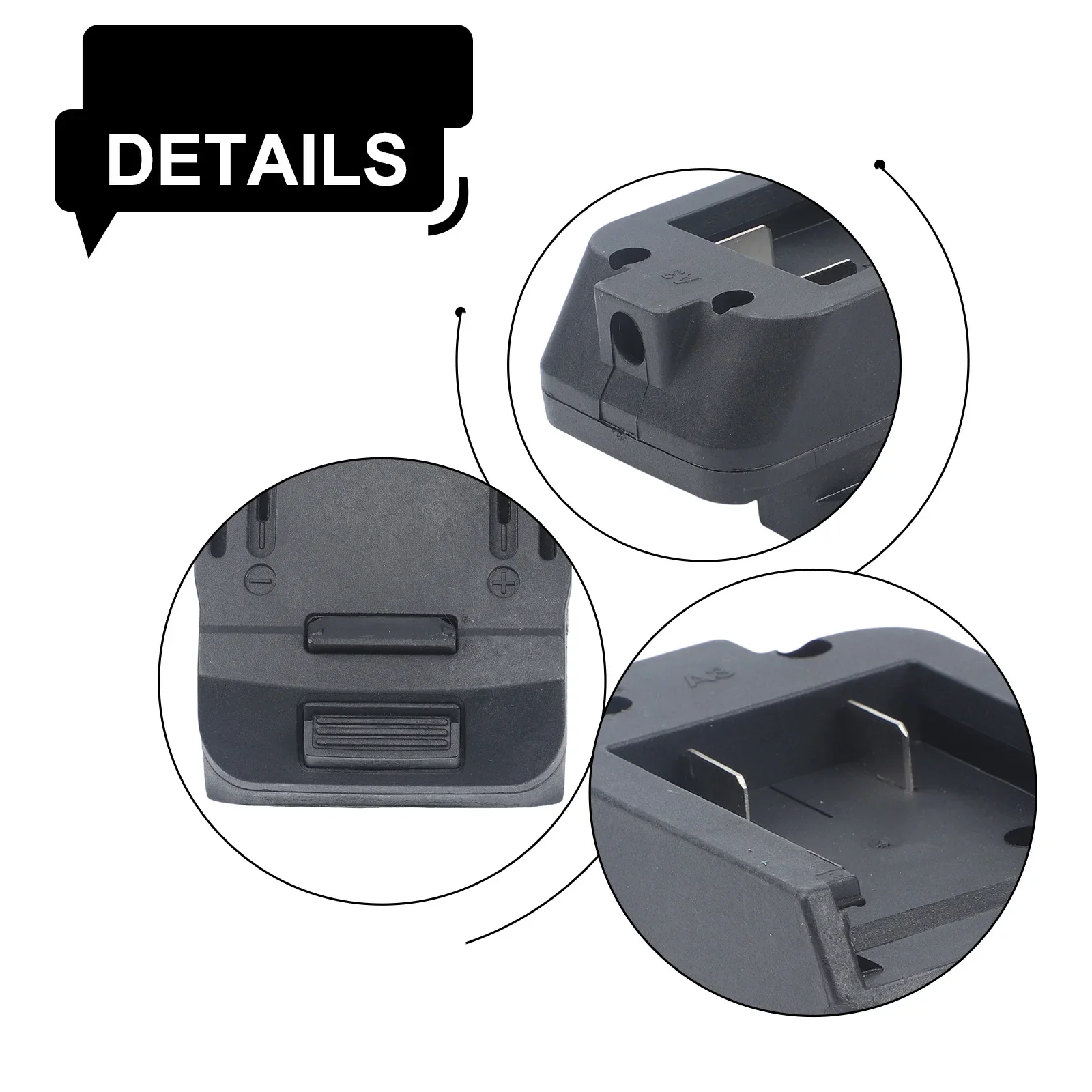 1pc 18V Battery Adapter DIY Cable Connector For  Battery BL1830 BL1840 BL1850 To 2106 For Electric Drills Accessories