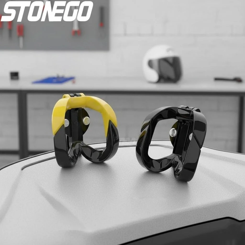

Motorcycle Aluminum Alloy Saddle Bag Hanger Double Hook Luggage Metal Claw Bike Accessories