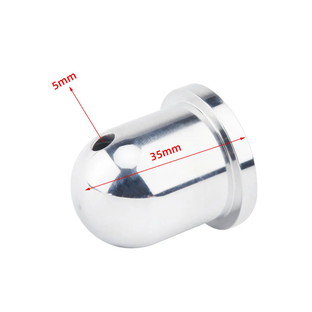 1Pc Miracle Scale Special Drilled Aluminum Spinner with Prop Nut M8*1 for DLE20/Enya FS120/ All YS 4 Stroke Engine
