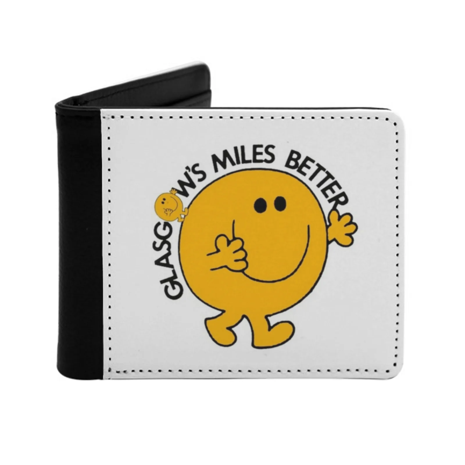 

Vintage Glasgow Short Men's Wallet Multifunction Purse Male Pu Leather Wallet Glasgow Scotland Scottish Glaswegian Glasgows