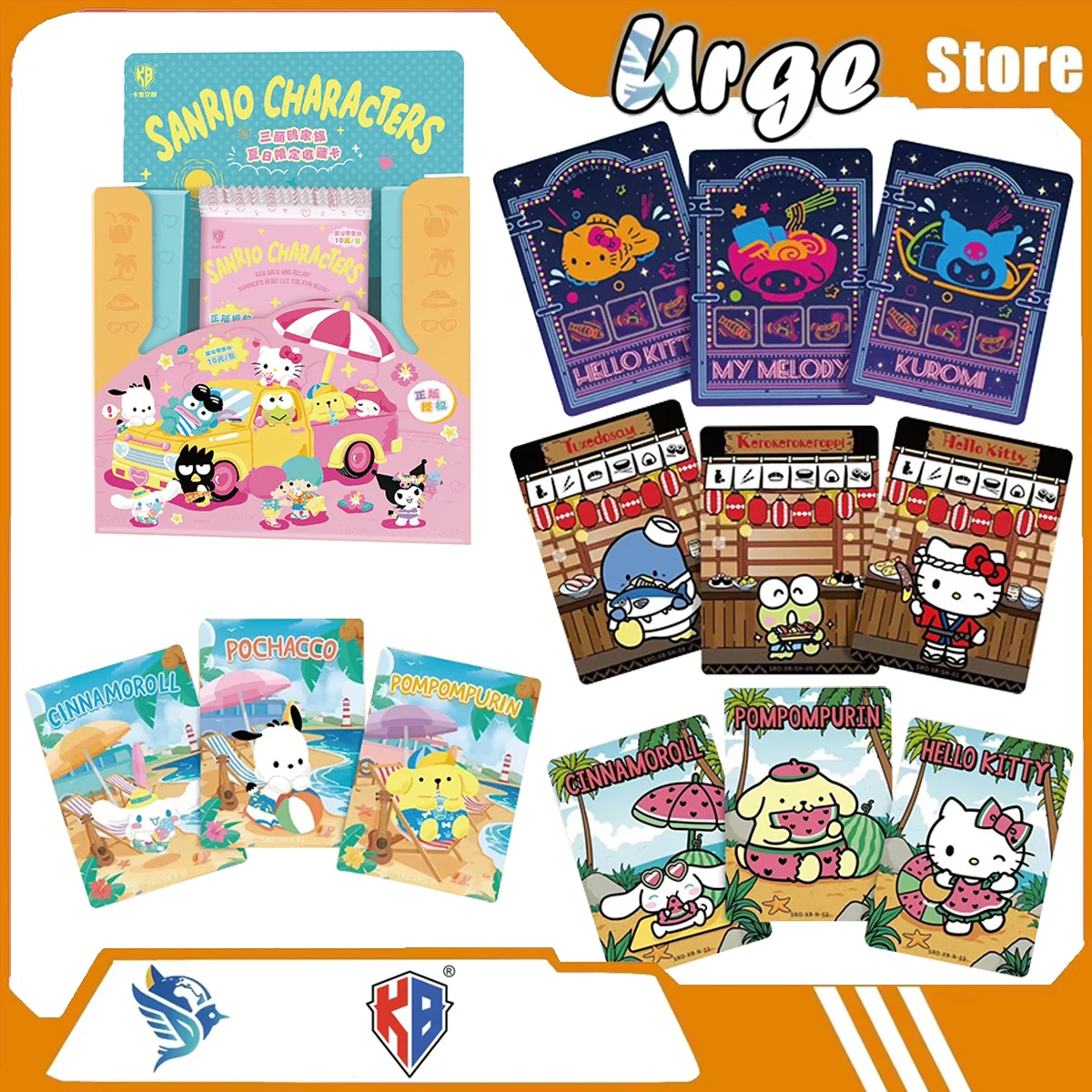 kabao-2026-new-sanrio-hello-kitty‌-‌my-melody‌-cinnamoroll-collection-card-periphery-gift-surprise-cute-girl-like-toy-rare