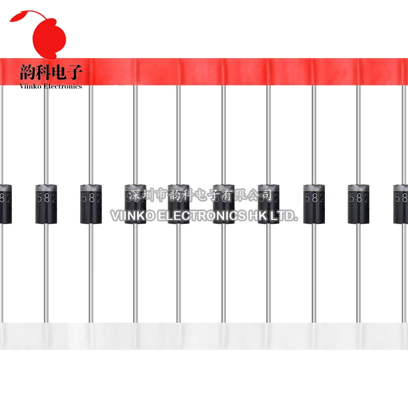 Diode Schottky, 20 pièces, 1N5825, 1N5824, 1N5822, 1N5820, IN5822, DO-27