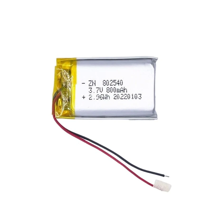 Polymer Lithium Battery for 802540 Model Airplanes Toys Shavers Breast Pumps Cabinet Lights Lithium Batteries 3.7V 2.96Wh 800mAh