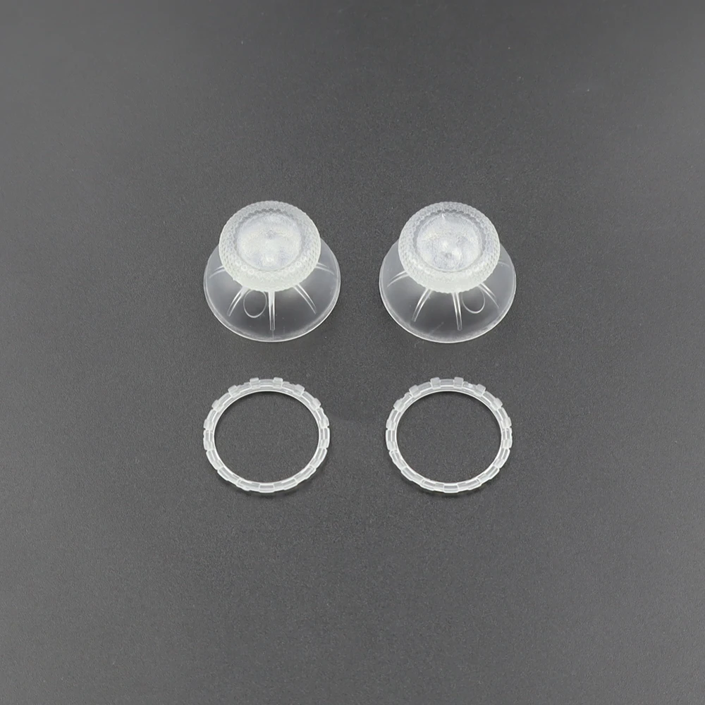 For PS5 V1 V2 V3 BDM-010 020 030 Controller 3D Analog Mushroom Cap Thumbstick Joystick Cover With Accent Rings view 6
