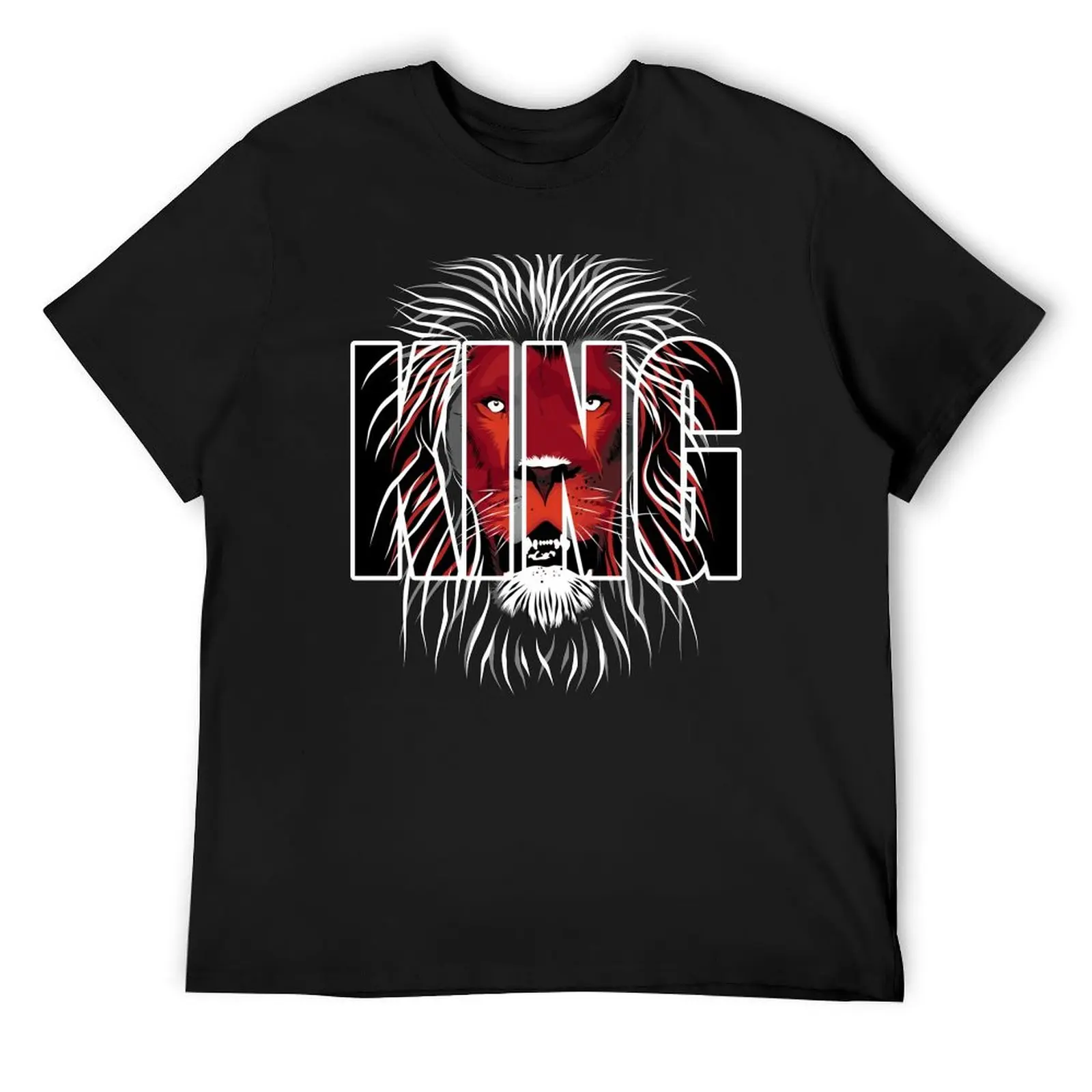 

Lion Face T-Shirt man clothes cute clothes graphic tee shirt Funny t-shirt black t shirts for men