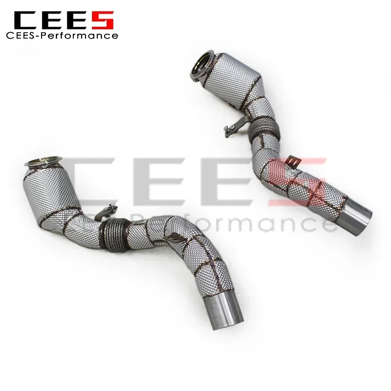 CEES Downpipe for BMW M850/M850i Alpina B8  G14/G15/G16 4.4TT 2019-2023 Stainless Steel 304 Header Downpipe with Catalyst