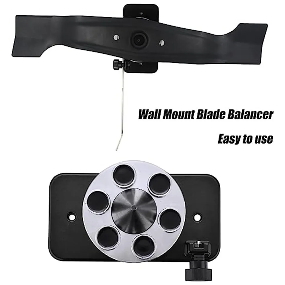 42-047 339075 B Rasenmäher Klinge Balancer Ersetzen Rasenmäher Für Rasenmäher Magnetische Wand Halterung Klinge Balancer Schwarz Rot XLB-1132