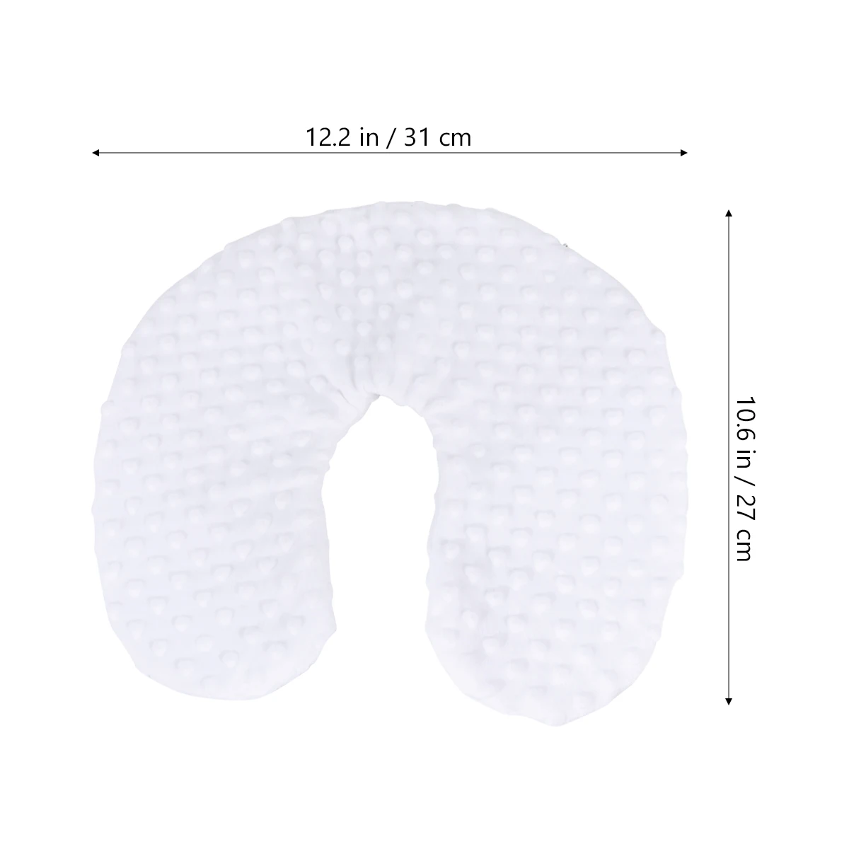 

Inflatable U-shaped Baby Travel Pillow Toddler Protective White Infant Cartoon Lightweight Safe Durable Soft Material