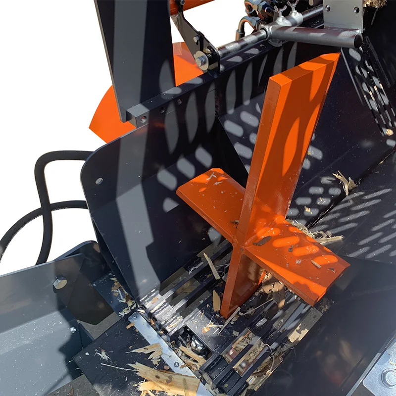 2025Nova máquina florestal processador de lenha movido a gasolina e cortador de árvores com serra automática