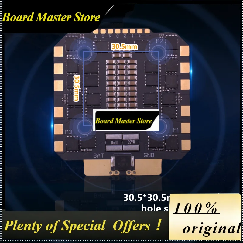 BoMaSHPXGRC BLHeli_32 80A 100A ESC STM32G071 32Bit Electronic Speed Controller 3-8S LIPO 30.5x30.5mm For RC FPV Racing Drone