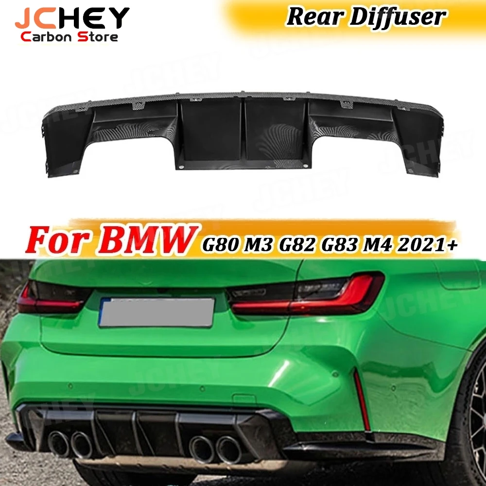 

ABS Rear Bumper Lip Diffuser For BMW G80 M3 G82 G83 M4 2021+ Rear Lip Spoiler Rear Bumper Diffuser Guard Body Kits Accessories