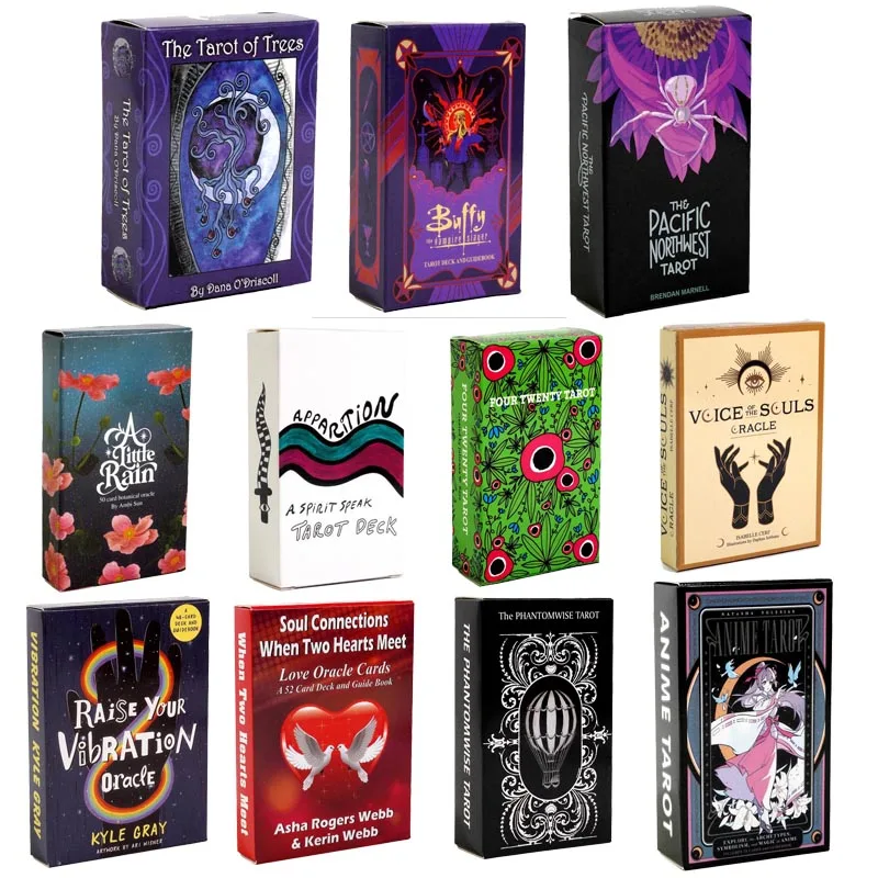 All English A SPIRIT SPEAK Oracle card Games Divination Rune Board Game LITTLE RAIN Tarot Cards 2-8 friends Party games