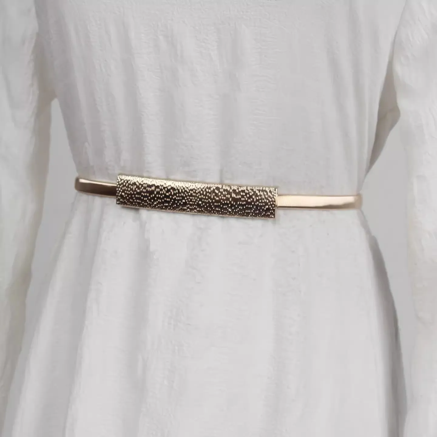 Frauen Mode Vintage Elastische Metall Korsett Weibliche Kummerbund Mantel Bund Kleid Decration Schmalen Gürtel J1544