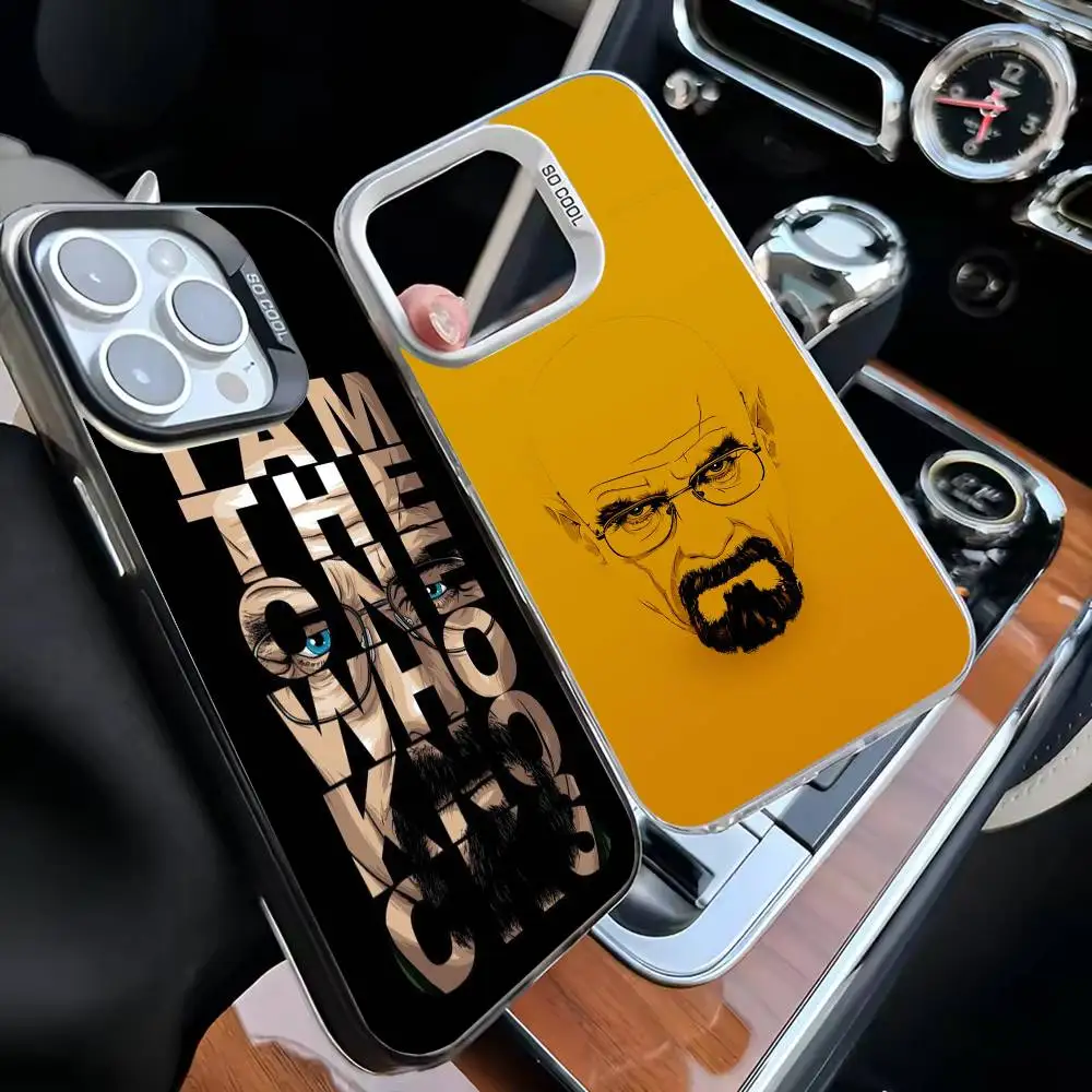 

Breaking B-Bad TV Phone Case For iPhone17,16,15,14,13,12,11 Plus,Pro Max White Matte Shockproof Cover
