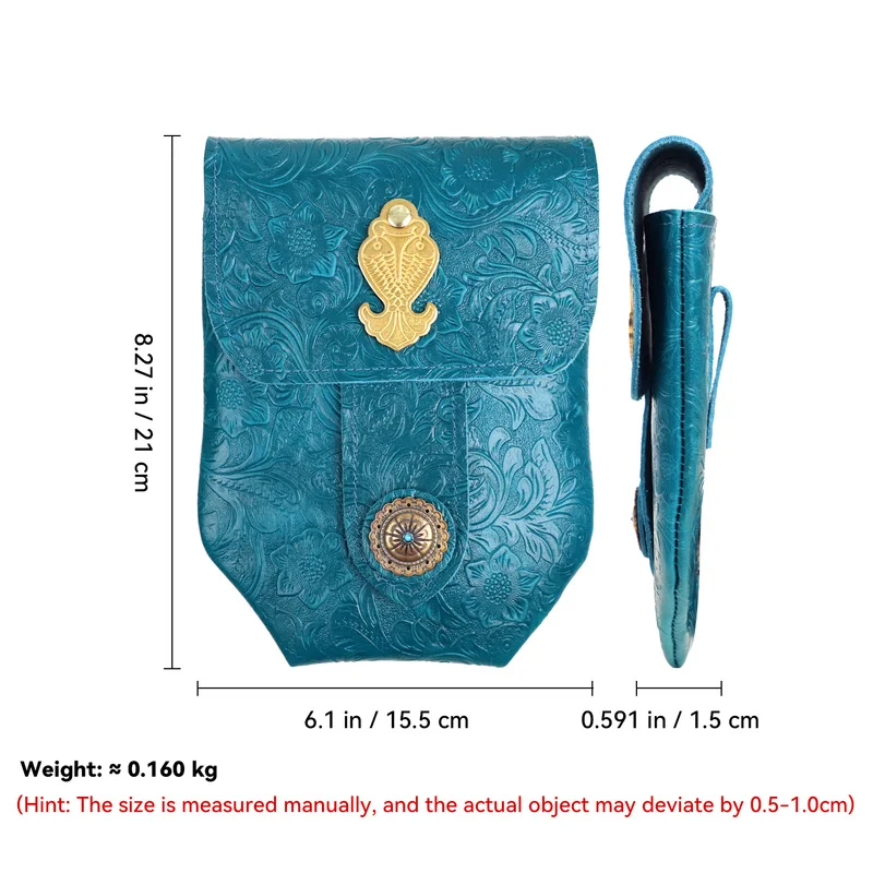 Casual High-Quality First Layer Cowhide Men'S Waist Pack Phone Organizer Handmade Genuine Leather Fanny Belt Bag