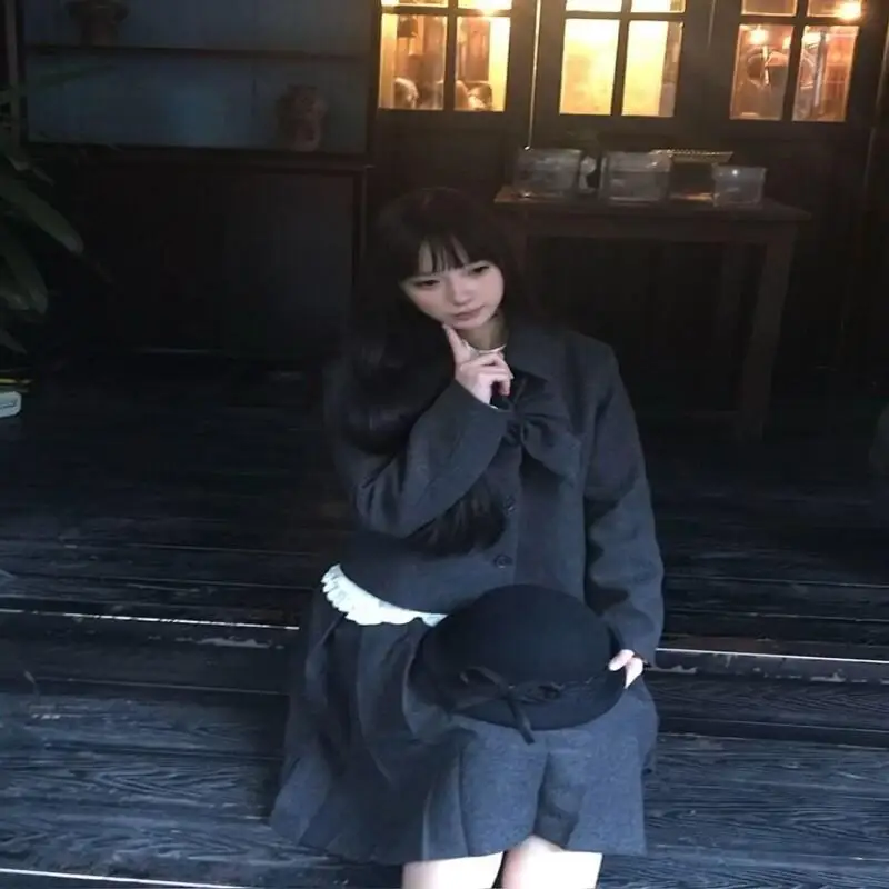 Frauen Tops Strickjacke Koreanische Mode frauen Kleidung Winter Neue Ärmel Mantel Lange Koreanische Neue Beliebte Pendeln Outer