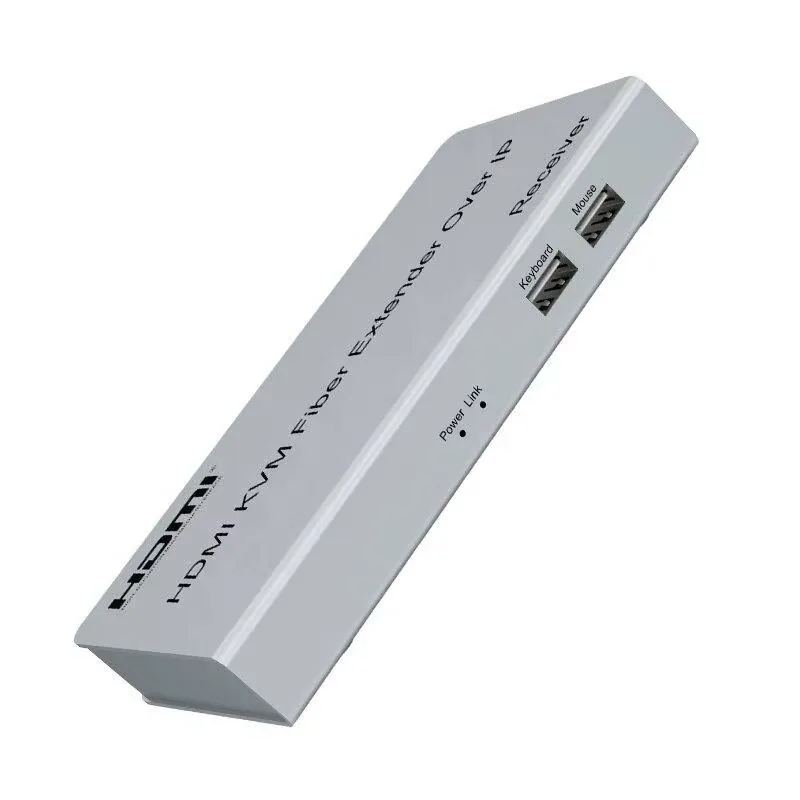 Estensore in fibra KVM IP HDMI da 20 km su cavo in fibra ottica LC 1080P HDMI a ricetrasmettitore in fibra ottica Supporto da TX a molti RX